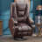 Power Lift Recliner Chair with Massage and Heat, Faux Leather-635852330
