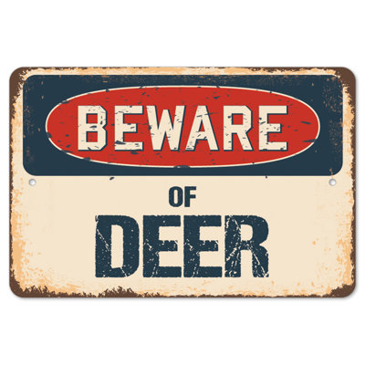 Decal-Deer_Beware Of Deer