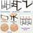 Metal Frame Bar Stools Set Of 2 With Backrest And Footrest