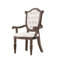 Chaise de salle à manger rustique 2pc