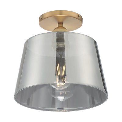Annette Glass Semi Flush Mount