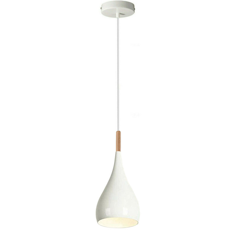 Byrd 1 - Light White Pendant, White