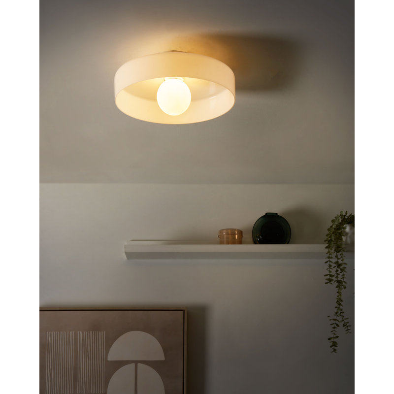 Ceiling Lamp LUGUSE Glass, White, White