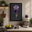 Iris in Lavender Botanical - Wrapped Canvas-171899072-171899096