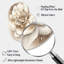 Fleur beige simple II - art mural asymétrique floral en forme de poire-108113493
