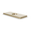 Trova Square 6" Cover Plate Satin Brass