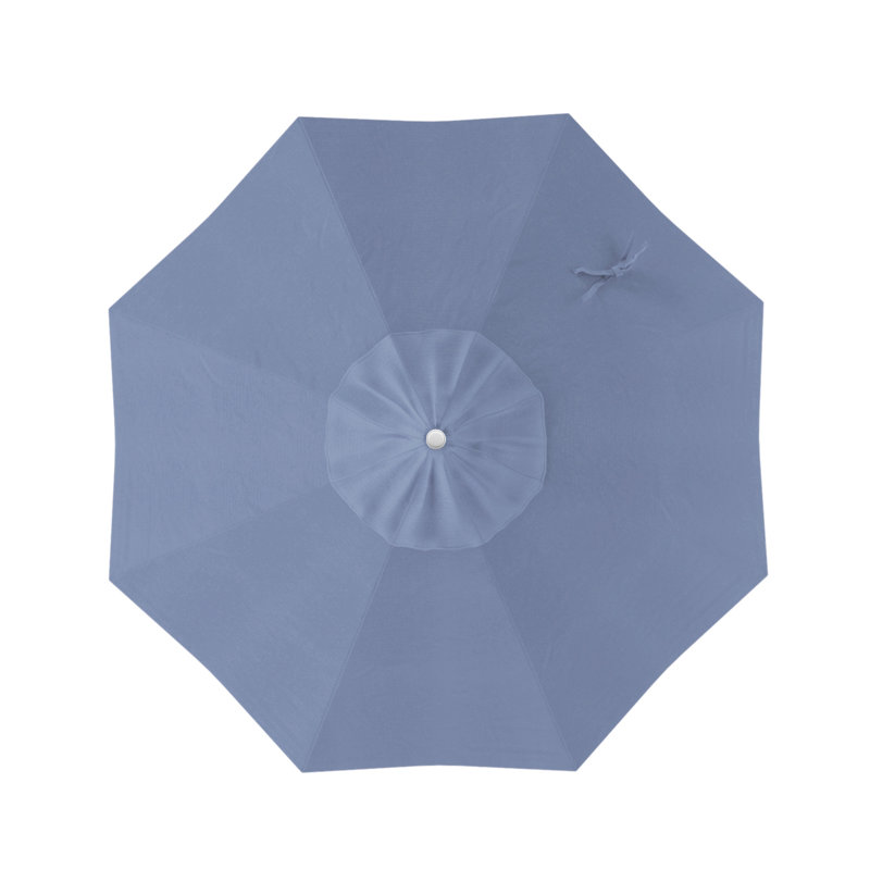 Parasol sunbrella de marché 7,5' Wallach, Toile toile Sunbrella® bleu ciel