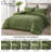 Washed Microfiber Bedding Honeycomb Comforter Set-98984588-89229422