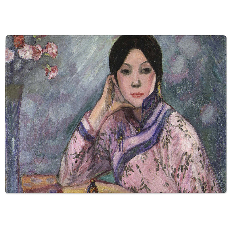 Tempered Glass Perfume by Fujishima Takeji Chopping Board, 39 cm W x 28.5 cm L