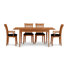 Sarah 4 - Person Solid Wood Top Four Leg Dining Set