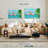Brampt Blue Sea Flamingos-108819100