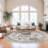 Medallion Non Slip Washable Rug(Brown)-927529320