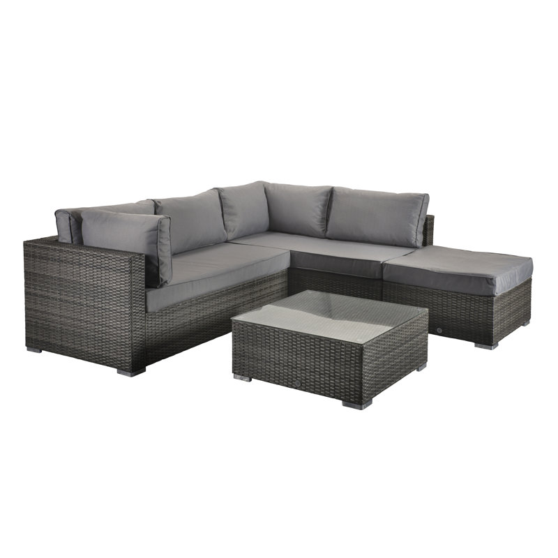 Saffy 5 Seater Rattan Sofa Set