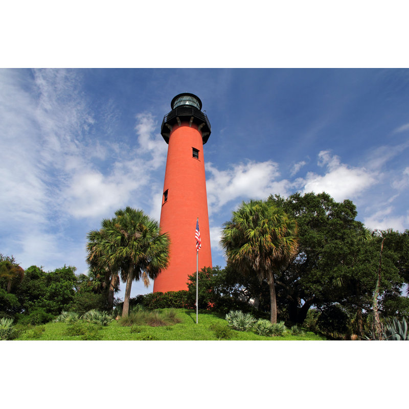 Phare de Jupiter - Photographie sur toile tendue, H 8 po x l 12 po