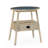 William Yeoward Solid Wood Tray Top End Table with Storage
