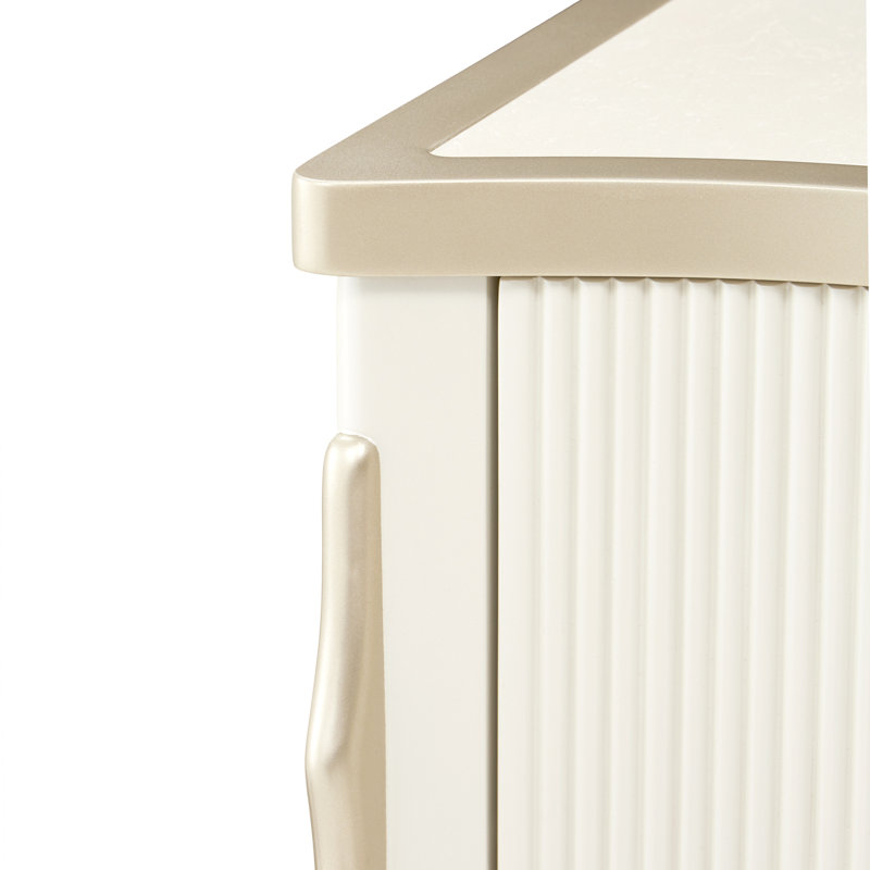La Marisia Dresser & Mirror - Creamy Pearl