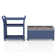 Asheley Wicker Storage Bench with Serving Cart