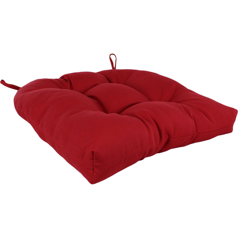 Outdoor 3'' Seat Cushion, Red