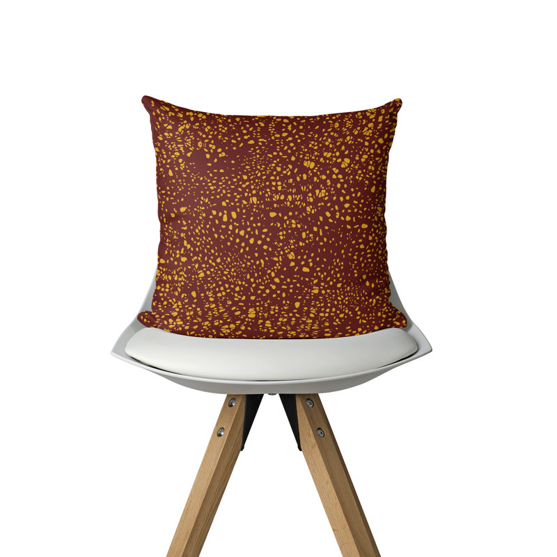 Housse de coussin d'intérieur Markel Tribal Speckled Square., 16" x 16"