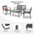 Arantxa 4 - Person Patio Conversation Set-2139278355
