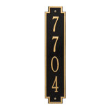 Windsor Personalized Vertical 4-Line Wall Address Plaque