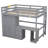 Loft Bed With Wardrobe-1758604900