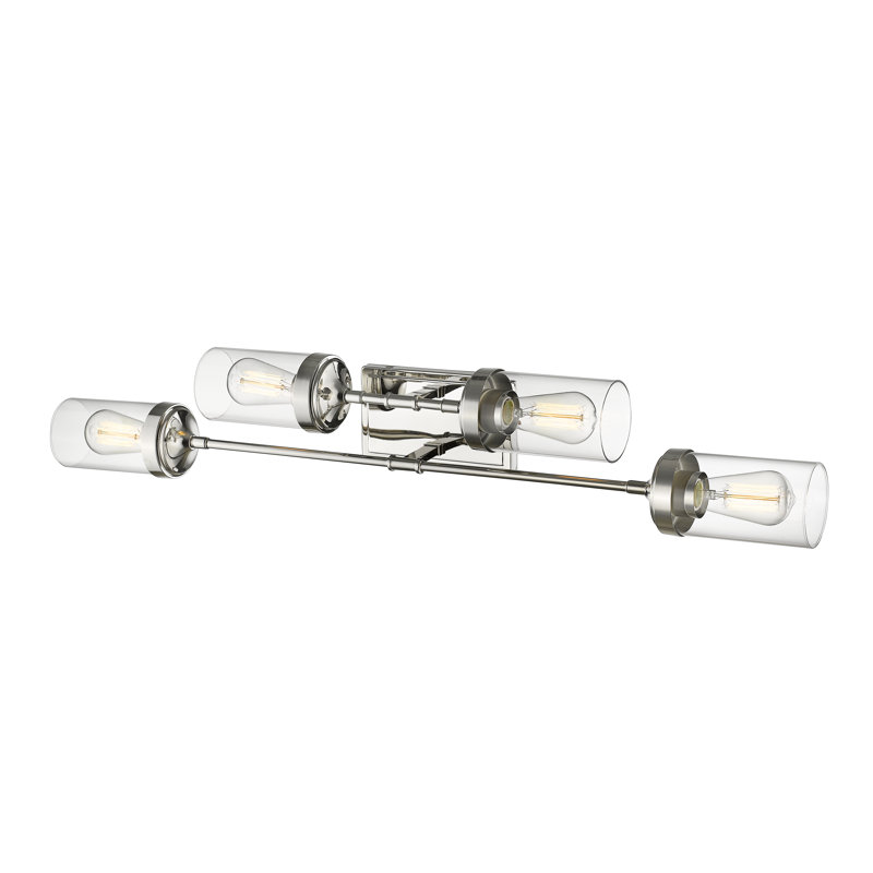 Grantham 4 - Light Dimmable Vanity Light, Polished Nickel