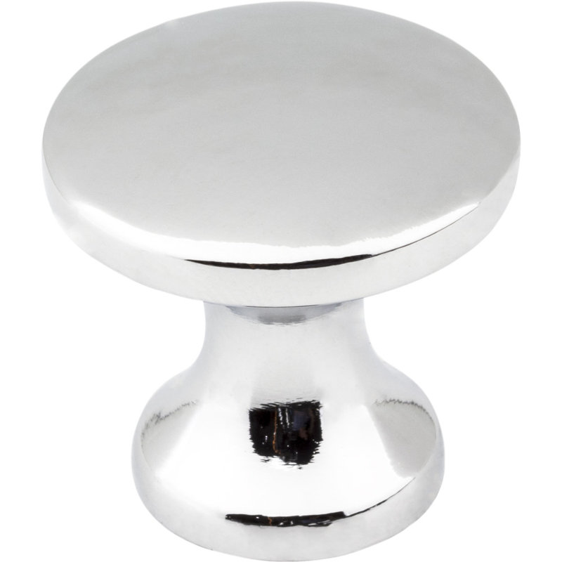 Slade 1" Diameter Mushroom Knob, Polished Chrome