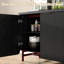 Buffet à 4 portes avec tablettes de rangement et armoire de rangement Lizabeta de 66 po pour le salon et la salle à manger-947386183