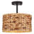 Aakruti Rattan Semi Flush Mount