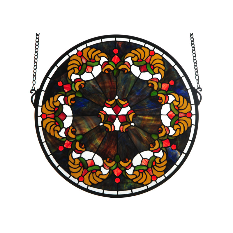 Vitrail de 18 po x l 18 po Middleton