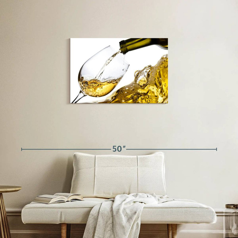 Yarlin White Wine Splash, 20" H x 30" W