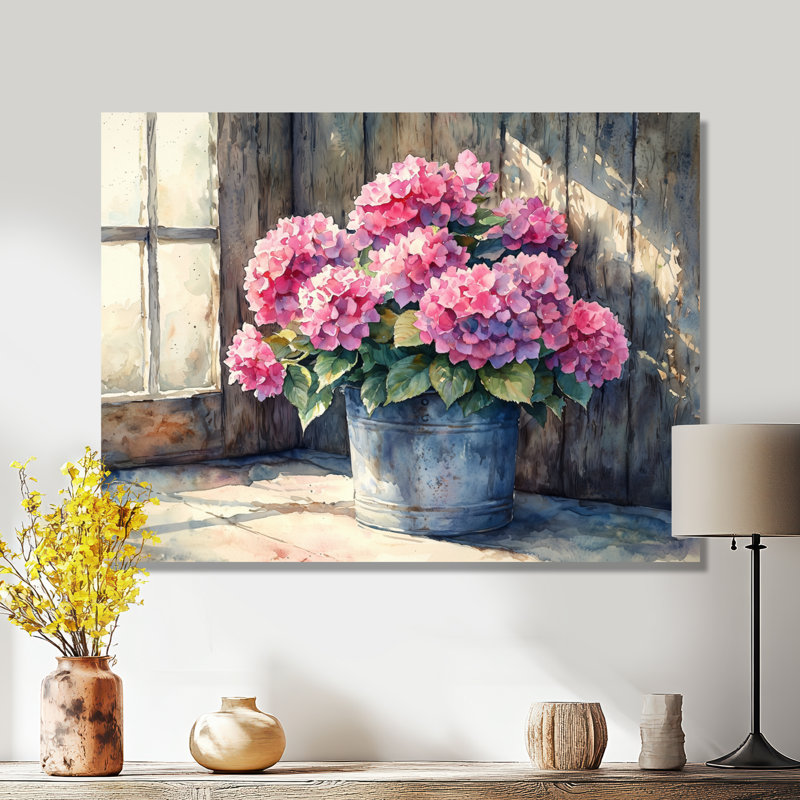 Iftene - Floral Wall Art, H 34 po x l 44 po, Toile tendue, Ne s’applique pas