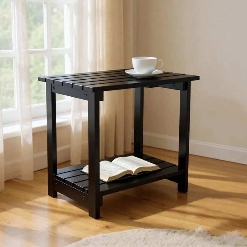 Table d'appoint d'extérieur Hampshire, Noir
