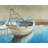Fishing Boat Blue Braided Polyester Placemat | Home Decor