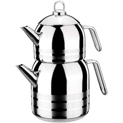 Samovar en acier inoxydable Korkmaz