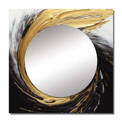 Nicodemo - Abstract Square Living Room Wall Mirror Art