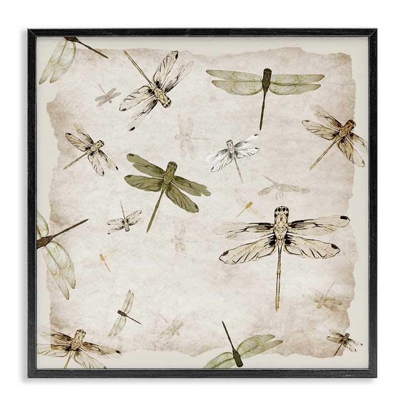 Giclée rétro encadrée, design par Jacob Q, Giclée encadrée noir minuit, H 12 po x l 12 po
