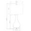 Lampe de table 26 "Brun Glam-1925030510
