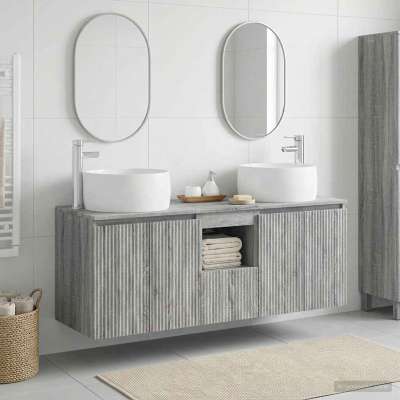 Bathroom Furniture Suite, Grey