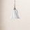 Twirl Single Light Porcelain Dimmable Pendant