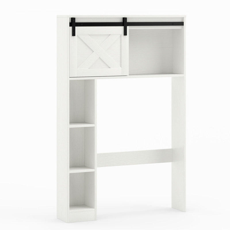 Rangement pour salle de bain Hollice, Blanc