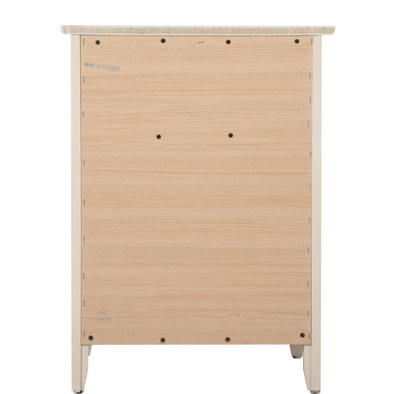 Table de chevet beige Design avec tiroir spacieux et compartiment de rangement spacieux