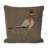 Hunter Velvet Pheasant Square Throw Cushion-1246387410