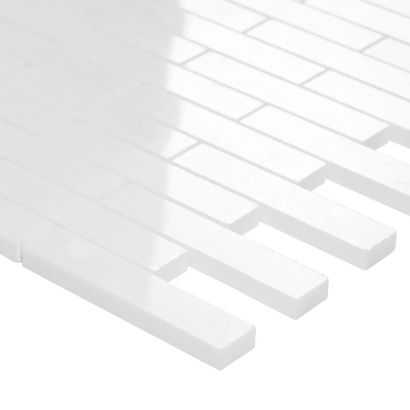 Thassos .75x4 Big Brick Polished Marble Tile