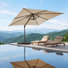 Parasol carré en porte-à-faux 120 "x 120" Pulk