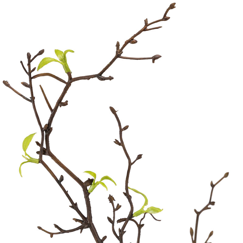 Sprays artificiels Curly Willow, 34 po, vert, ensemble de 4