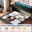 Base de lit avec rangement relevable et station de charge-300092200-300092203