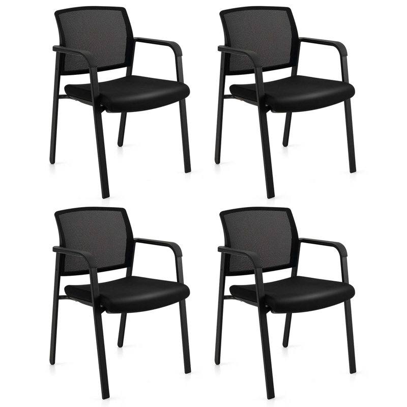 Chaise de salle d'attente empilable en filet