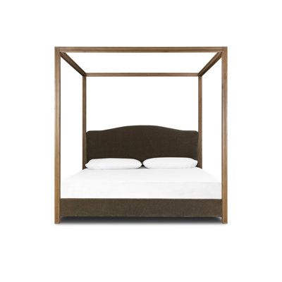 Jodie Canopy Bed-Malmo Olive